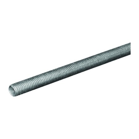 STEELWORKS 1/2-13 in. D X 24 in. L Steel Threaded Rod 11026